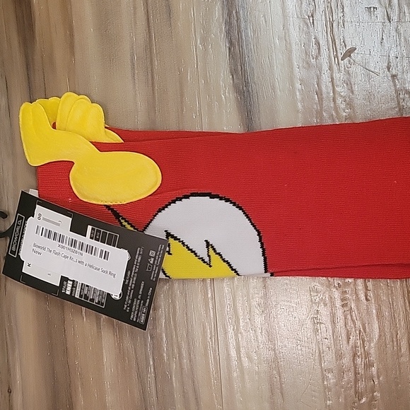 NWT Bioworld The Flash Knee High Socks - Picture 6 of 11
